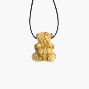 Bär Anhänger aus Landschaftsjaspis