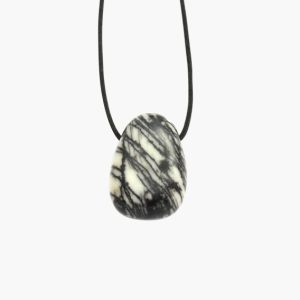 Anhänger Trommelstein gebohrt Picassojaspis