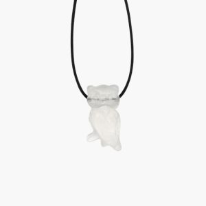 Eule Anhänger aus Bergkristall