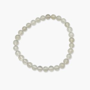 Mondstein Regenbogen Kugelarmband (6mm)