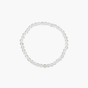 Bergkristall Kugelarmband „Klarheit“ 4mm