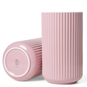 Lyngby Vase Porzellan rosa H 25 cm