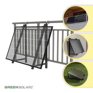 Balkonbefestigung für 8 Module