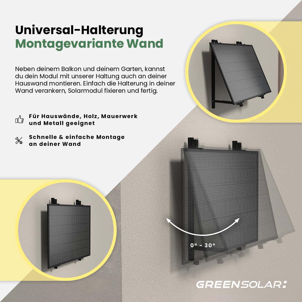 Balkonbefestigung für 8 Module – Bild 4