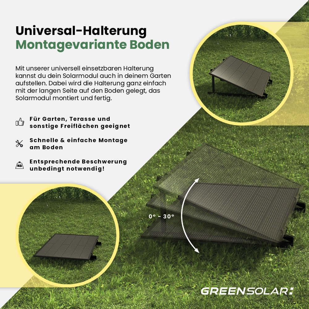 Balkonbefestigung für 8 Module – Bild 5