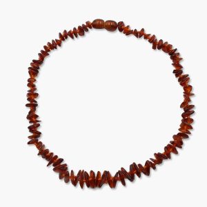 Baby Bernstein Splitterkette dunkel mit Sicherheitsverschluss