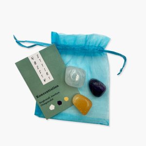 Konzentration – Wassersteine im Organzabeutel zur Wasseraufbereitung