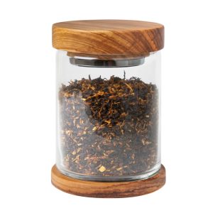 Tabaktopf Neu Zebrano hell für ca. 200 Gramm Tabak