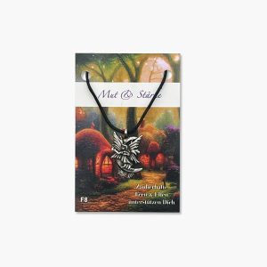 „Mut & Stärke“ Feen und Elfen Anhänger auf kleiner Karte