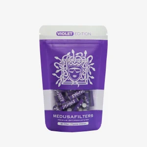 Medusafilters 50er Pack Aktivkohlefilter Ø6mm Violet
