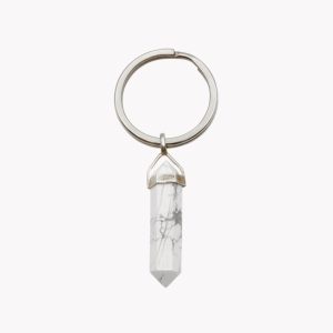 Schlüsselanhänger Feng Shui Howlith weiß