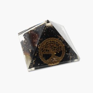 Orgonit Pyramide Lebensbaum Turmalin schwarz klein