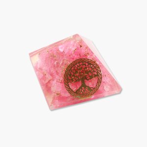 Orgonit Pyramide Lebensbaum Rosenquarz klein