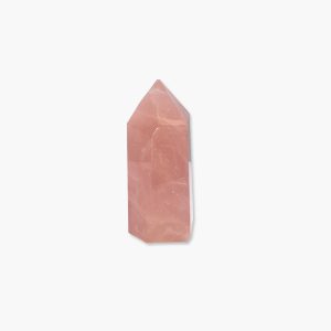 Obelisk Spitze poliert Rosenquarz