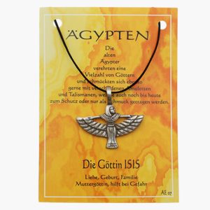 „Die Göttin ISIS“ Anhänger auf grosser Karte