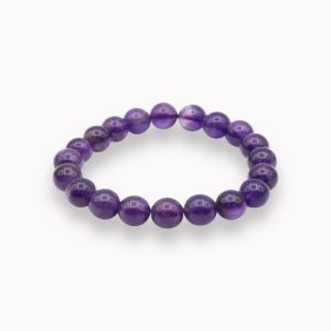 Amethyst Kugelarmband 10mm