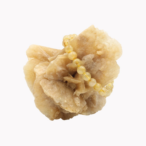 Rutilquarz Kugelarmband 8mm – Bild 2