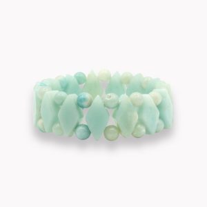 Armband Navette Amazonit für Erwachsene