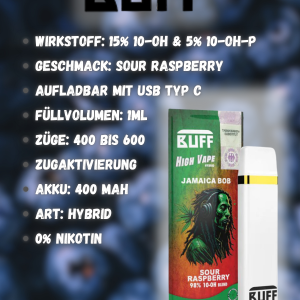 BUFF 10-0H X 10-OH-P Jamaica Bob 1ml