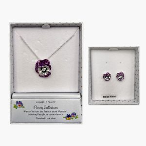 Stiefmütterchen Schmuckset