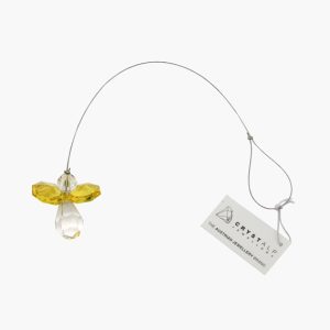 Crystal Schutzengel gelb