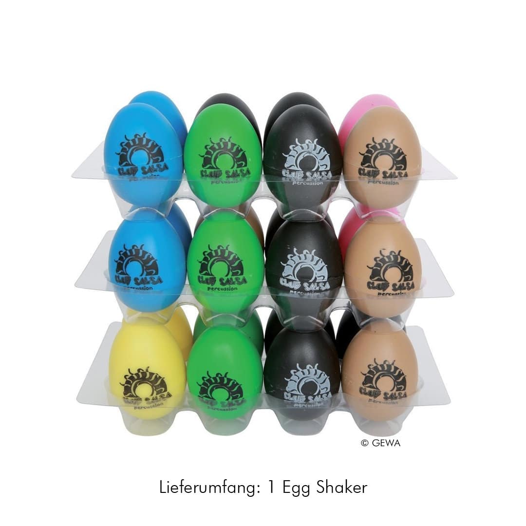 Buntes Rassel-Ei oder Egg Shaker 1 Stück – Bild 2