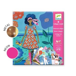 Djeco Bastelpackung WAX Trend: Mode mit Stickern