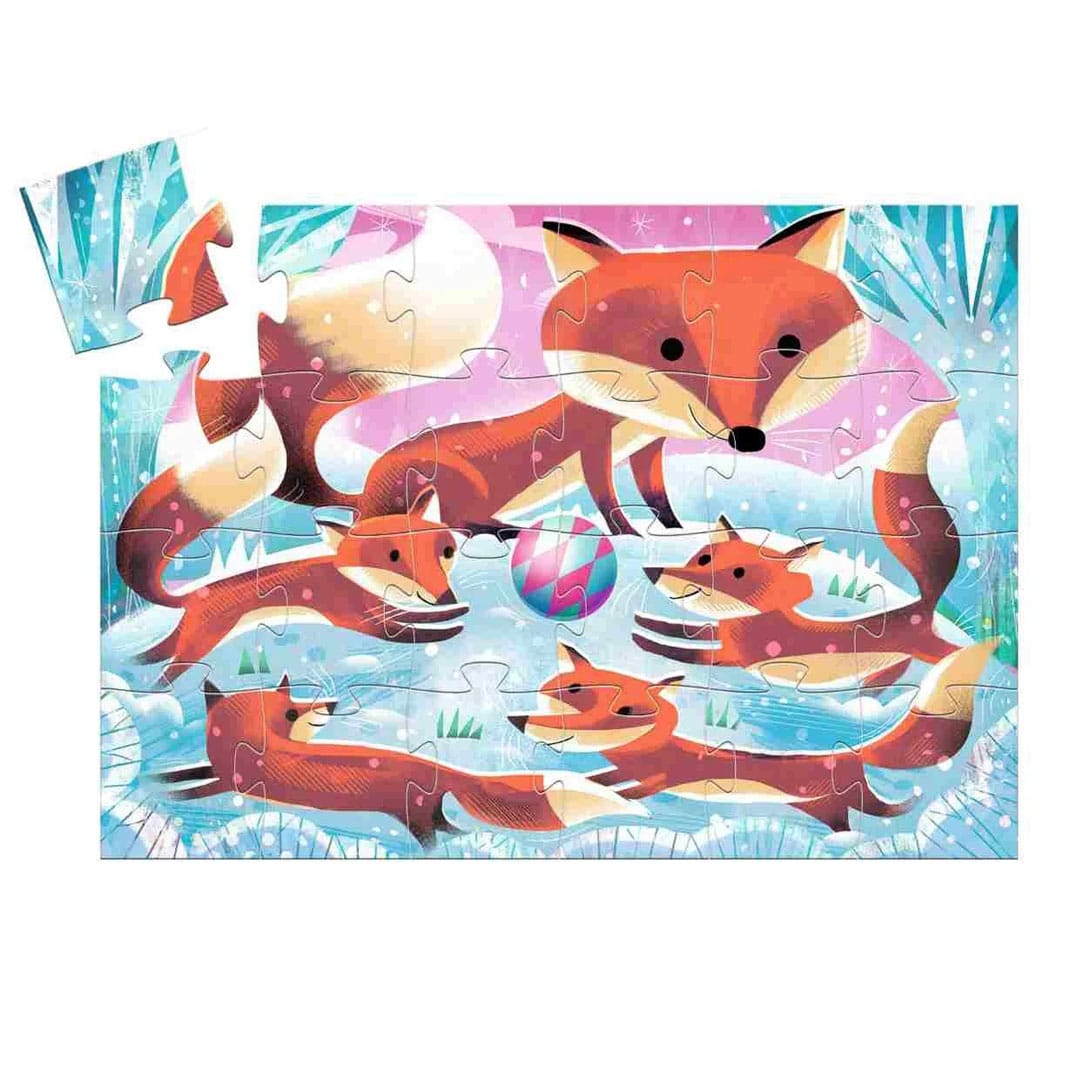 Djeco Silhouetten-Puzzle Fuchs 24 Teile – Bild 2