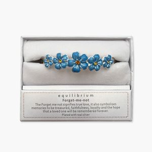 Vergissmeinnicht Armreifen größenverstellbar