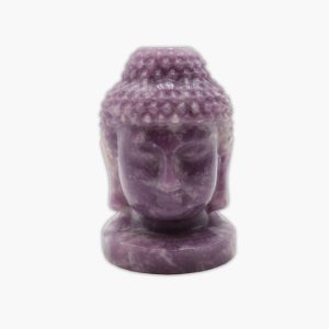 Buddha Figur aus Lepidolith Einzelstück