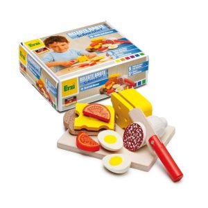 Erzi Schneide-Set Belegte Brote aus Holz