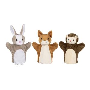 Superweiche Handpuppe Waldtiere