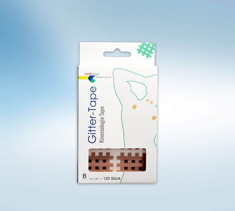 GITTERTAPE ++ Akupunkturpflaster ++ 28x36mm