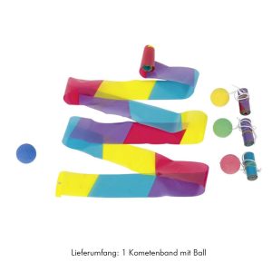 Kometenband mit Ball, sortiert