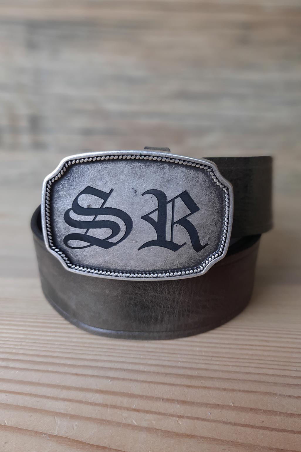 Gürtel “Monogramm” echtes Leder