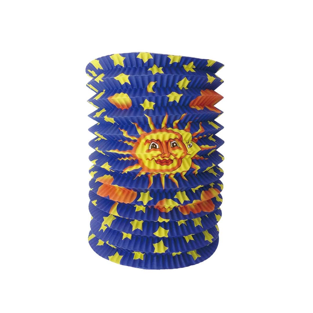 Zuglaterne oder Lampion Sonne & Mond