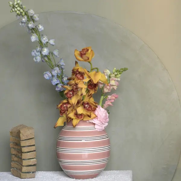 Kähler Vase OMAGGIO dusty rose Höhe 20 cm – Bild 2