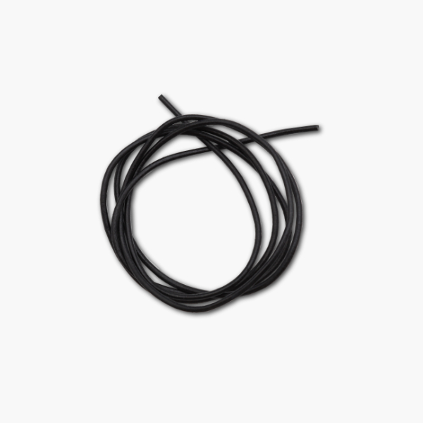 Lederband schwarz dick