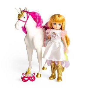 Lottie Puppe Unicorn Girl mit Einhorn