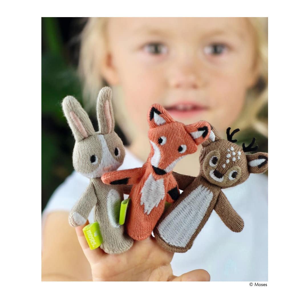 Moses Strick-Fingerpuppe Waldtiere – Bild 8