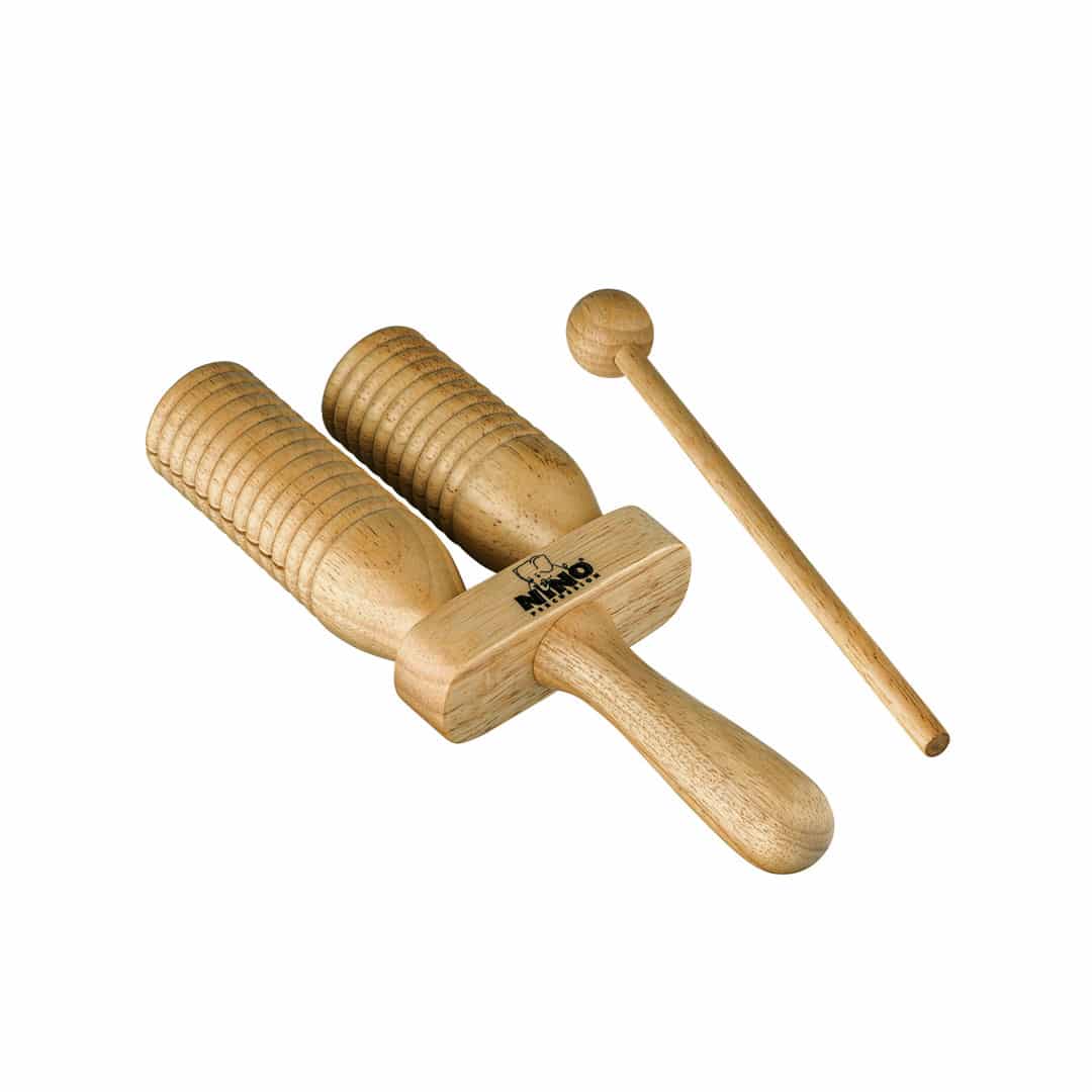 NINO Percussion Wood Agogo mit 2 Tönen