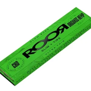 ROOR Grün Organic Hemp KSS CBD-infused Papes+Filtertips