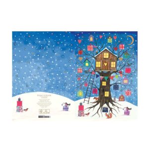 Weihnachtskarte Weihnachts-Baumhaus