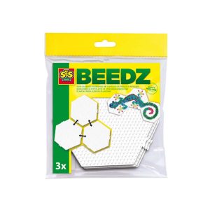 SES Creative Beedz 3 Bügelperlen Stiftplatten Sechseck