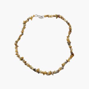 Splitterkette Crazy Lace Achat mit Verschluss (45cm lang)