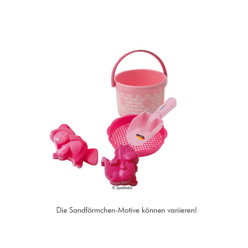 Spielstabil Eimer- und Schaufel-Set Prinzessin
