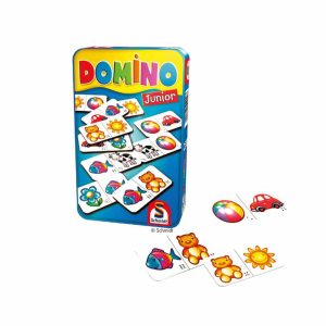 Domino Junior in der Metalldose