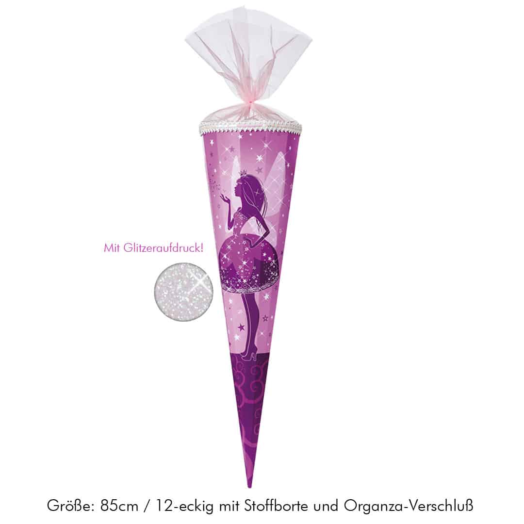 Special Schultüte Elfen-Prinzessin mit Glitzerdruck – Bild 3