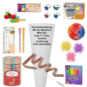 Schultütenfüllung Mix für Mädchen, Midi-Set