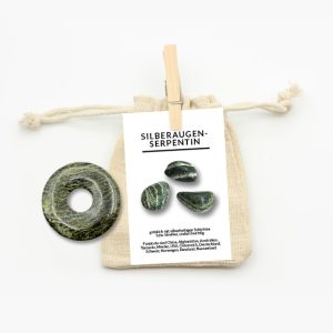 Donut Silberaugenserpentin (Extra Qualität) ca. 35mm